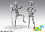 SH Figuarts Body Chan -Ken Sugimori Edition- Wireframe (Gray Color Ver.) (Pre Orden)