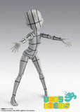 SH Figuarts Body Chan -Ken Sugimori Edition- Wireframe (Gray Color Ver.) (Pre Orden)