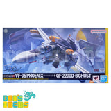 Hi-Metal R VF-0S Phoenix [Roy Focker Use] + QF-2200D-B Ghost