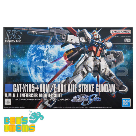 HG CE 1/144 Aile Strike Gundam Plastic Model Kit