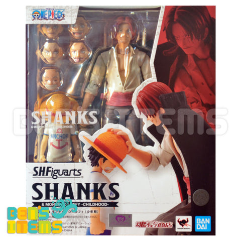 SH Figuarts Shanks & Luffy -Kid Era-