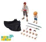 SH Figuarts Shanks & Luffy -Kid Era- (Pre Orden)
